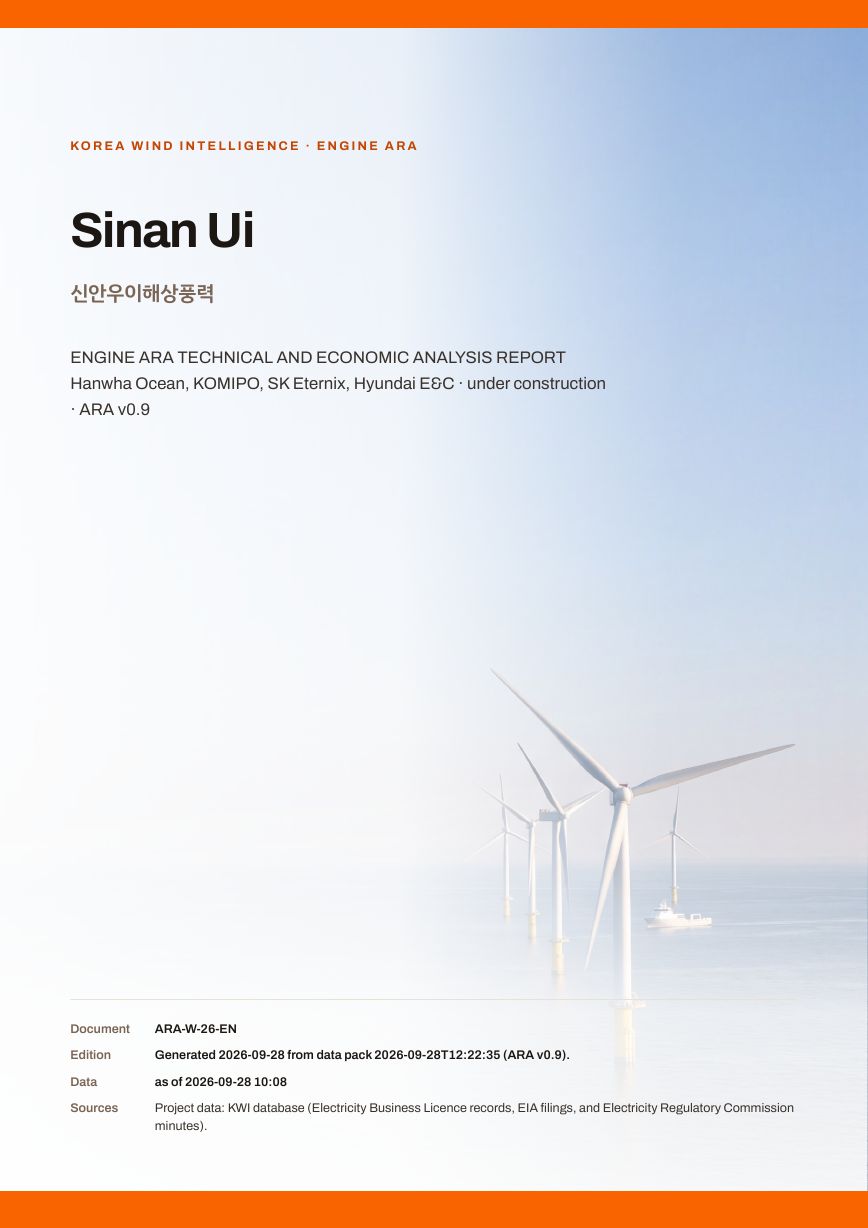 Sinan Ui Engine ARA report cover, sample preview