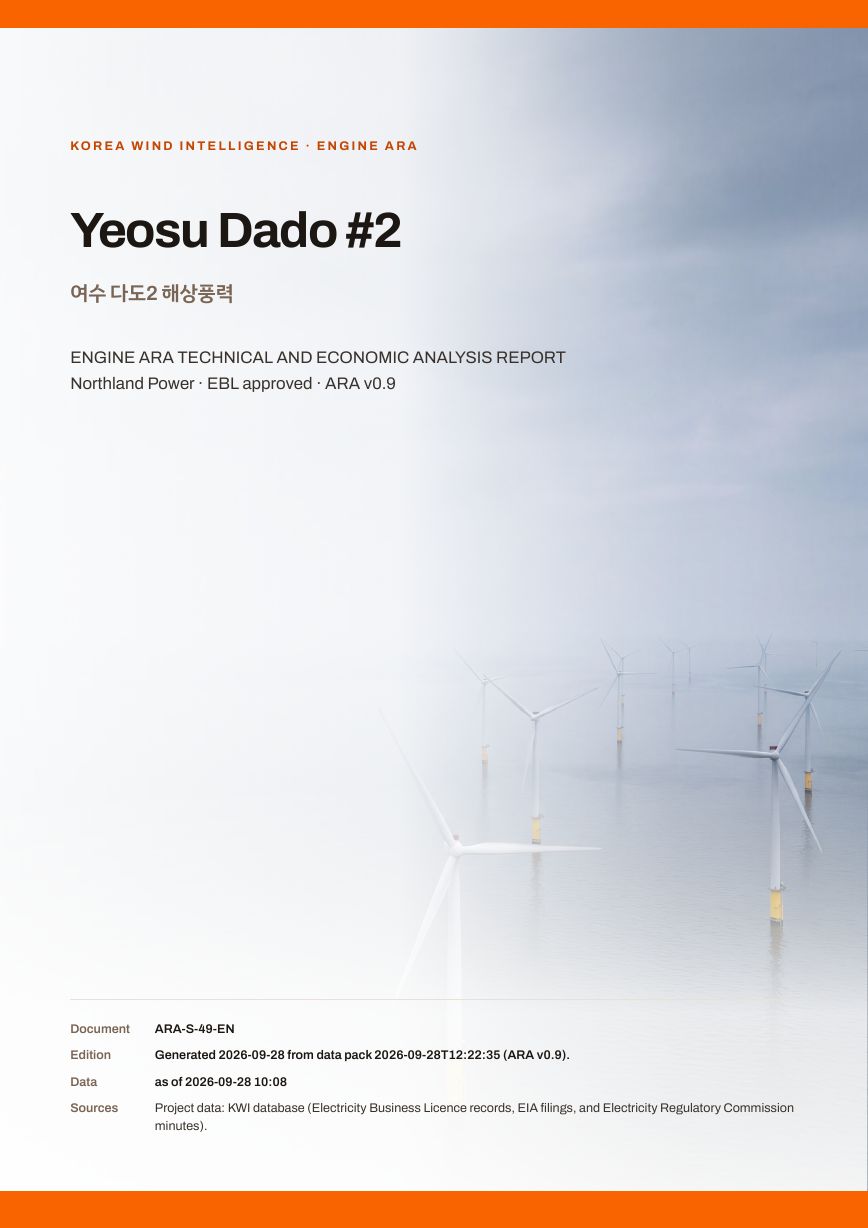 Yeosu Dado #2 Engine ARA report cover, sample preview