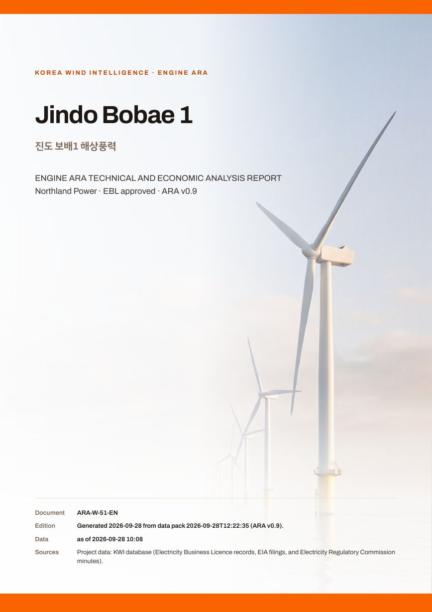 Jindo Bobae-1 Engine ARA report cover, sample preview