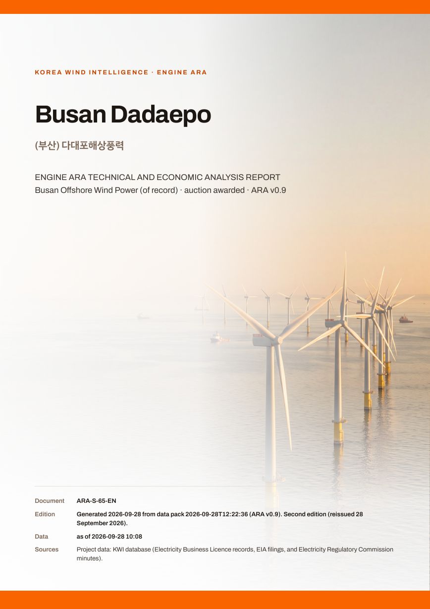 Dadaepo Engine ARA report cover, sample preview