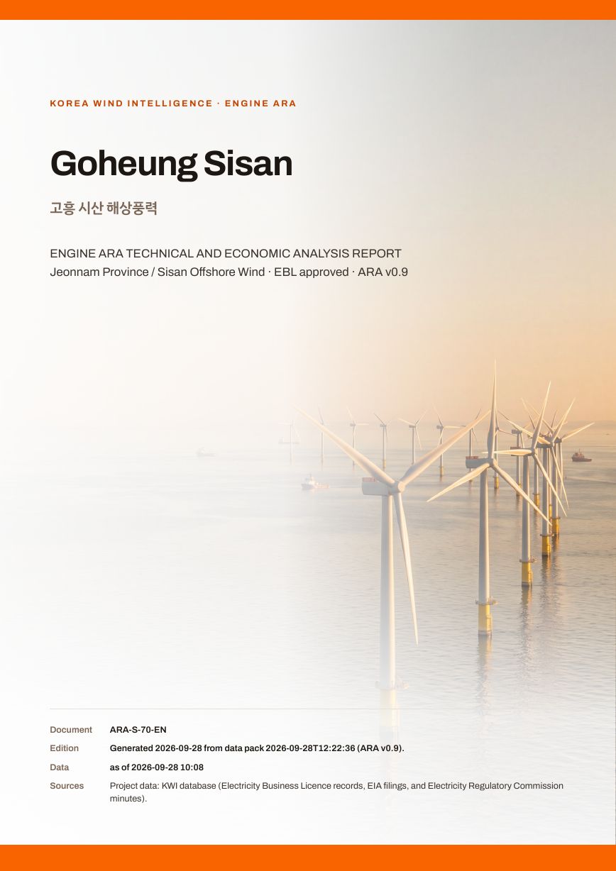 Goheung Sisan Engine ARA report cover, sample preview